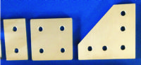 Placas de unión para perfil de aluminio